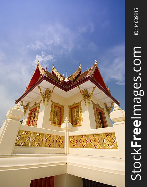 Buddhist church at Rayong Thailand