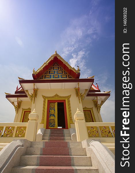 Buddhist church at Rayong Thailand