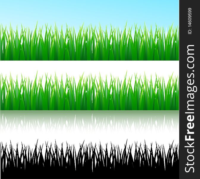 Seamless background with fresh green grass. Seamless background with fresh green grass