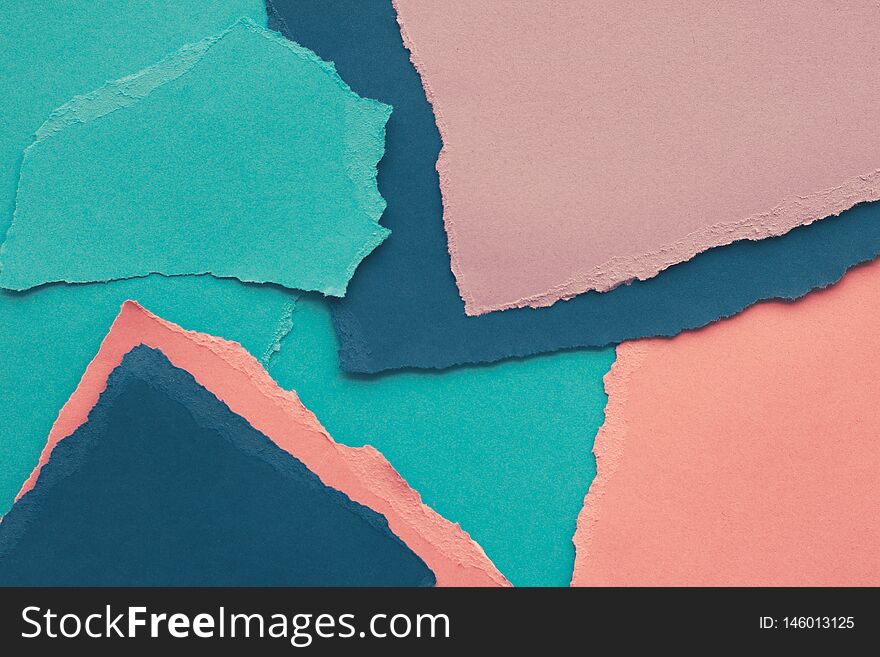 Torn paper textured background, stationery mockup