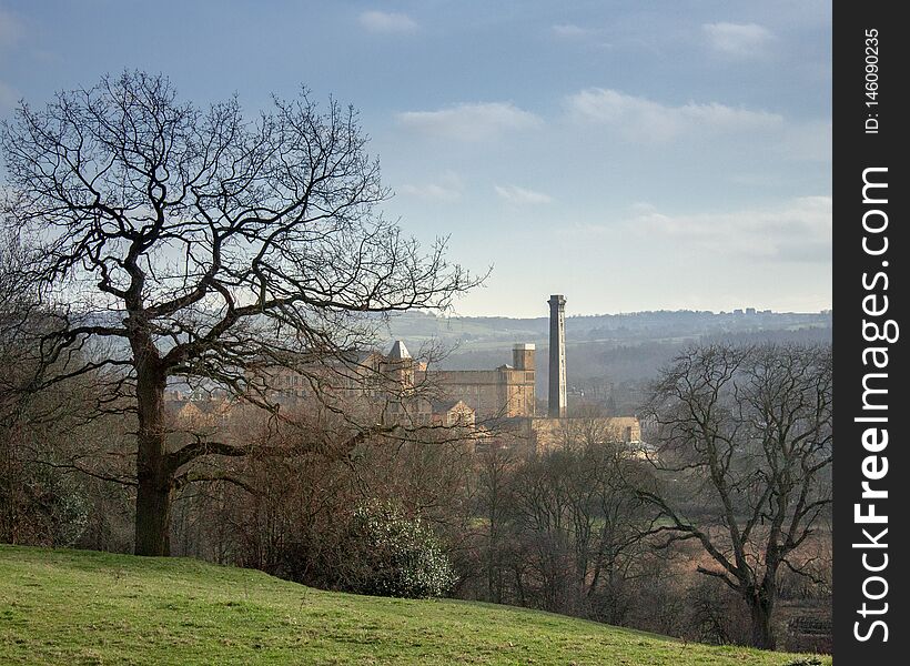 Nature and industry juxtaposed