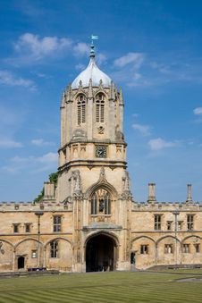 Christ Church S Tom Tower, Oxford University Stock Image Christ Church S Tom Tower, Oxford University Stock Image
