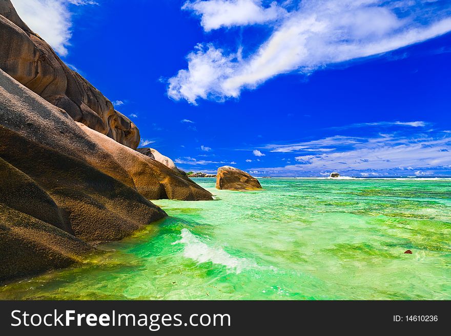 Tropical beach - abstract nature background