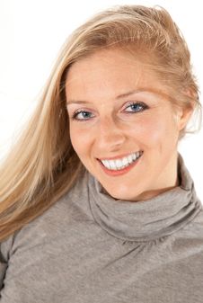 Blond Girl Portrait Royalty Free Stock Image Blond Girl Portrait Royalty Free Stock Image
