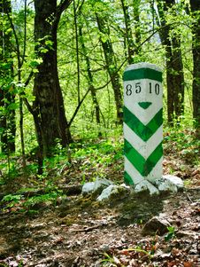 Border Marker Royalty Free Stock Image Border Marker Royalty Free Stock Image