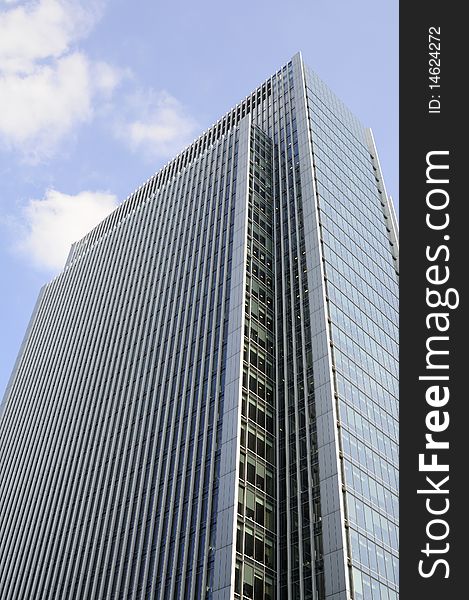 Modern constructions located in London UK. Modern constructions located in London UK