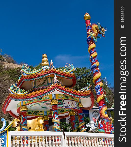 The joss house at khow takieb, huahin,thailand