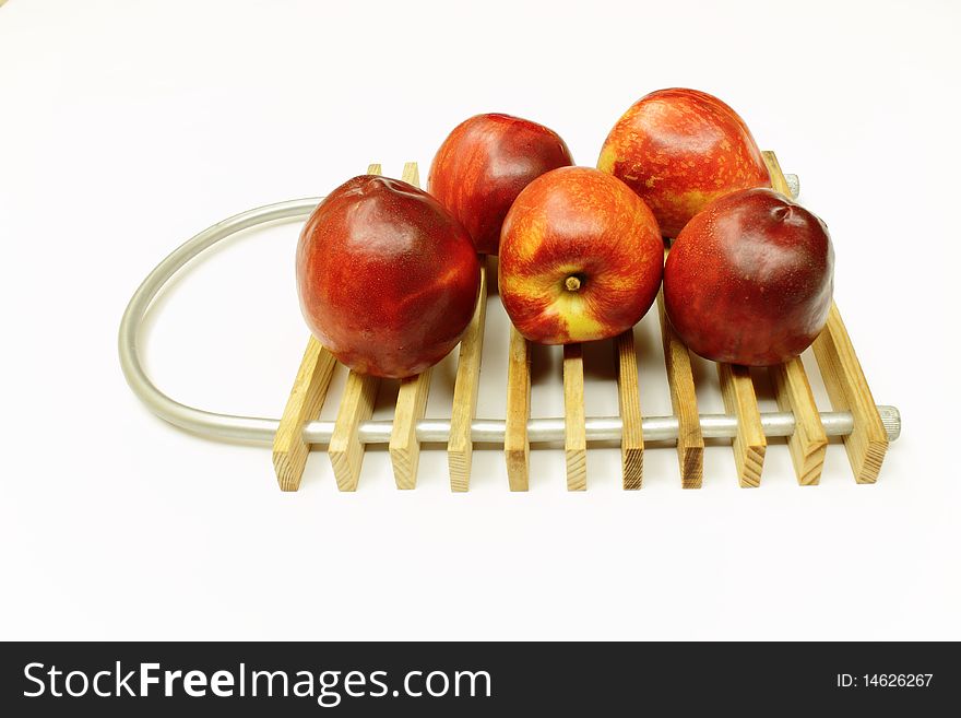 Fresh red apples,isolated in the white background. Fresh red apples,isolated in the white background