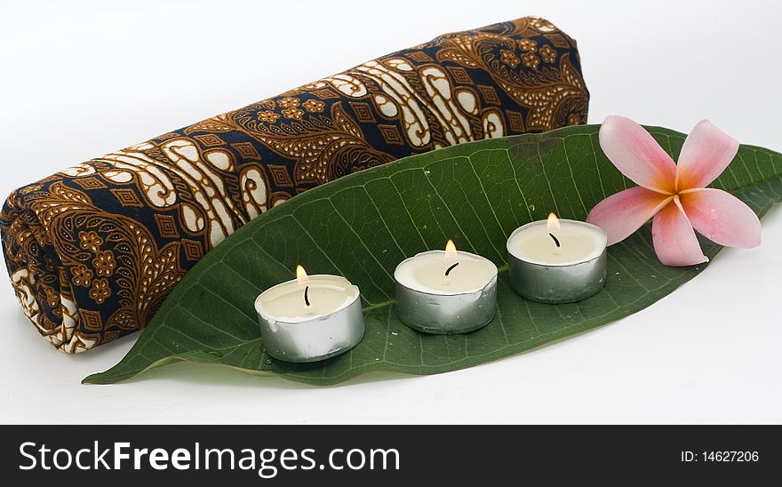 Spa Concept - items for traditional spa treatment