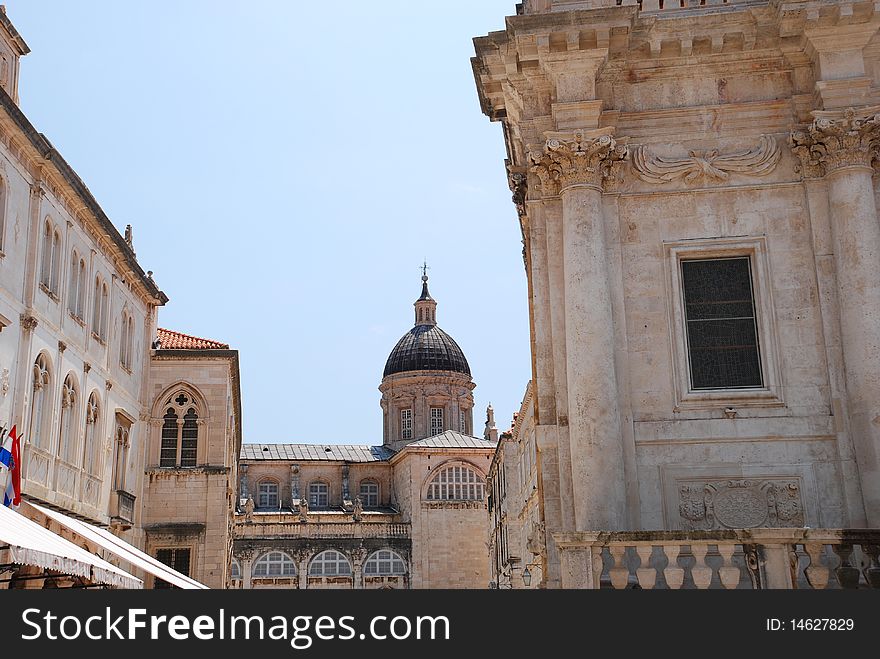 Catholic cathedral in Dubrovnik, Croatia