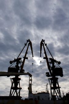 Cranes Stock Photo