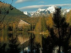 Lake Strbske Pleso Royalty Free Stock Photo Lake Strbske Pleso Royalty Free Stock Photo