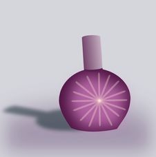 Bottle Of Perfume. Stock Photography Bottle Of Perfume. Stock Photography