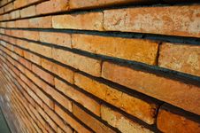 Brick Wall Perspective Royalty Free Stock Photography Brick Wall Perspective Royalty Free Stock Photography