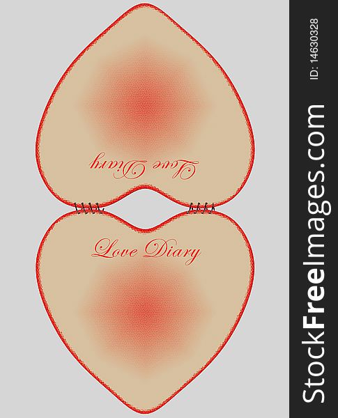 Love Diary for writing love memories