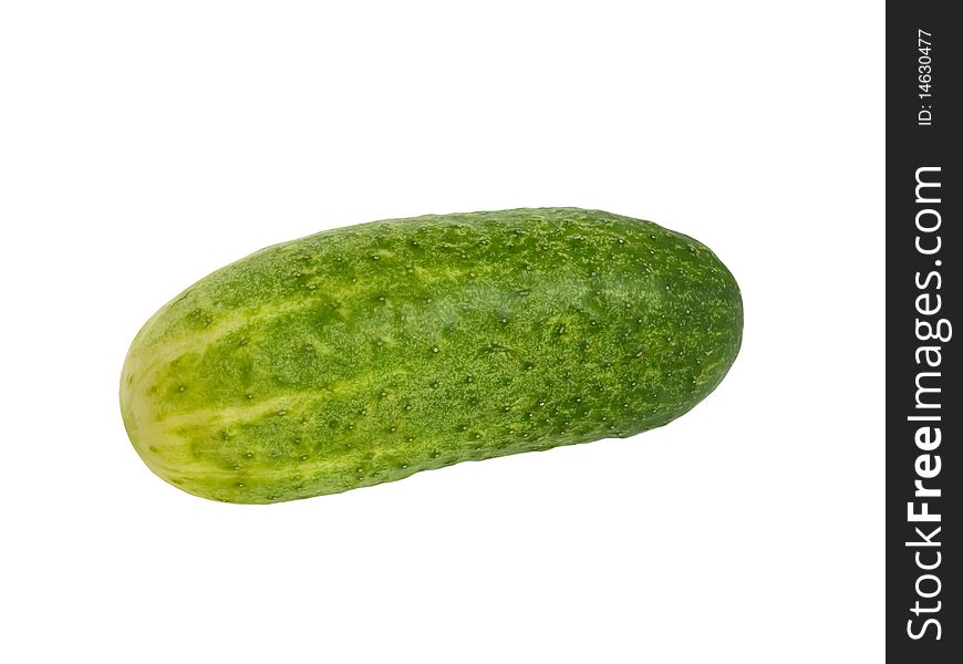 Cucumber isolated over white background