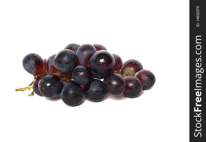 Dark grapes