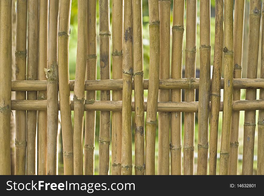 This picture is old bamboo wood background