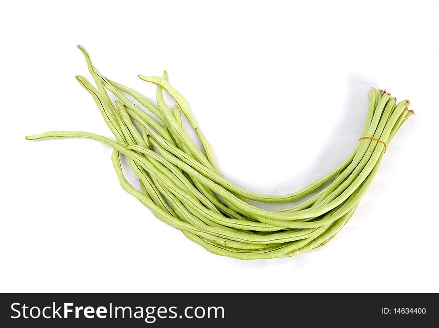 Beans isolated on white background