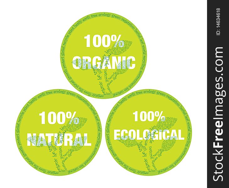 Organic And Ecological Symbol