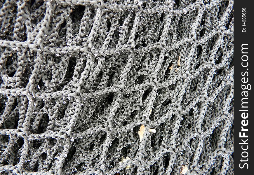 Close up texture view of fishing rope. Close up texture view of fishing rope