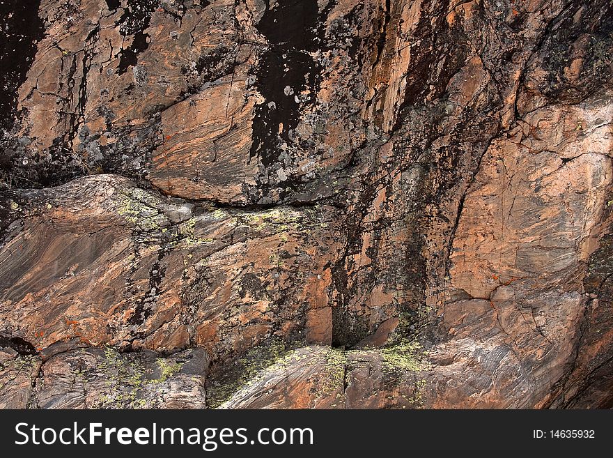 Texture of stone wall showing variation of colors. Texture of stone wall showing variation of colors