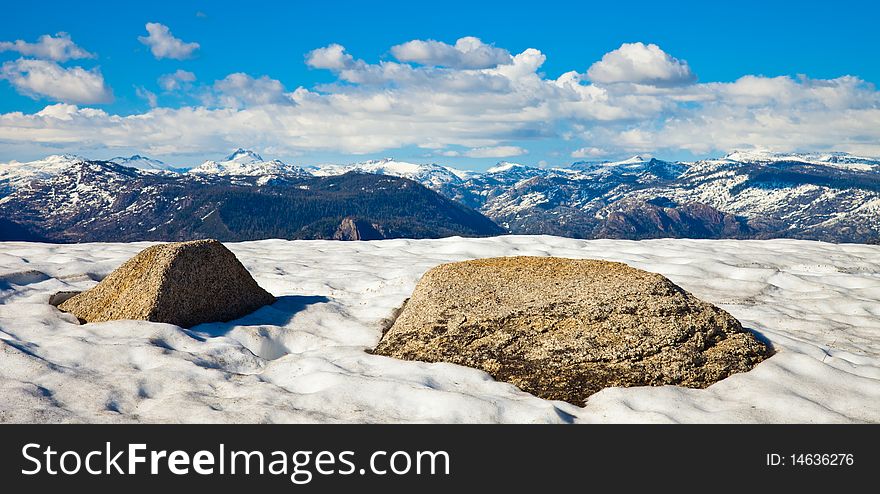 View of the sierras from Smith Peak in Yosemite National Park, California. View of the sierras from Smith Peak in Yosemite National Park, California.