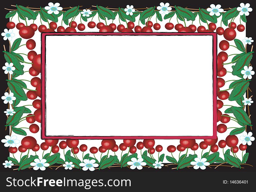 Frame With Cherry