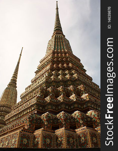 Tha arts of Pagoda in Thailand