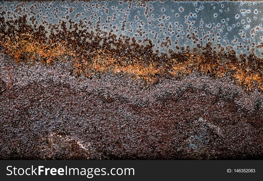 Abstract rust pattern on metal texture background