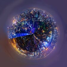 Circle Panorama Of City / 360 Panorama Of City Stock Photos Circle Panorama Of City / 360 Panorama Of City Stock Photos