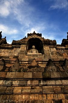 Borobudur Buddha Statue Royalty Free Stock Photography Borobudur Buddha Statue Royalty Free Stock Photography