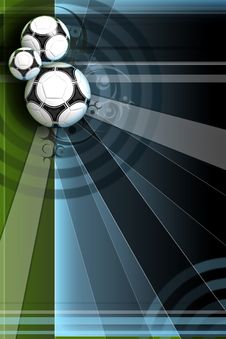 Colour Background With Soccer Ball Stock Images Colour Background With Soccer Ball Stock Images