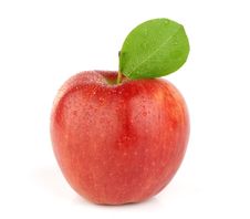Ripe Red Apple Royalty Free Stock Images