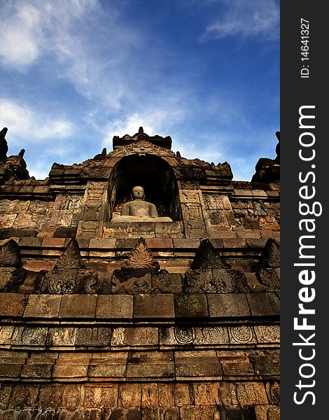 A site part of Borobudur, a World Heritage Site located at Megelang, Central Java Indonesia. A site part of Borobudur, a World Heritage Site located at Megelang, Central Java Indonesia