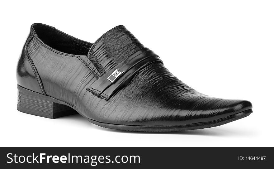 Black Man S Shoe