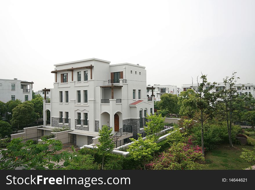 A freestanding villa in Shanghai