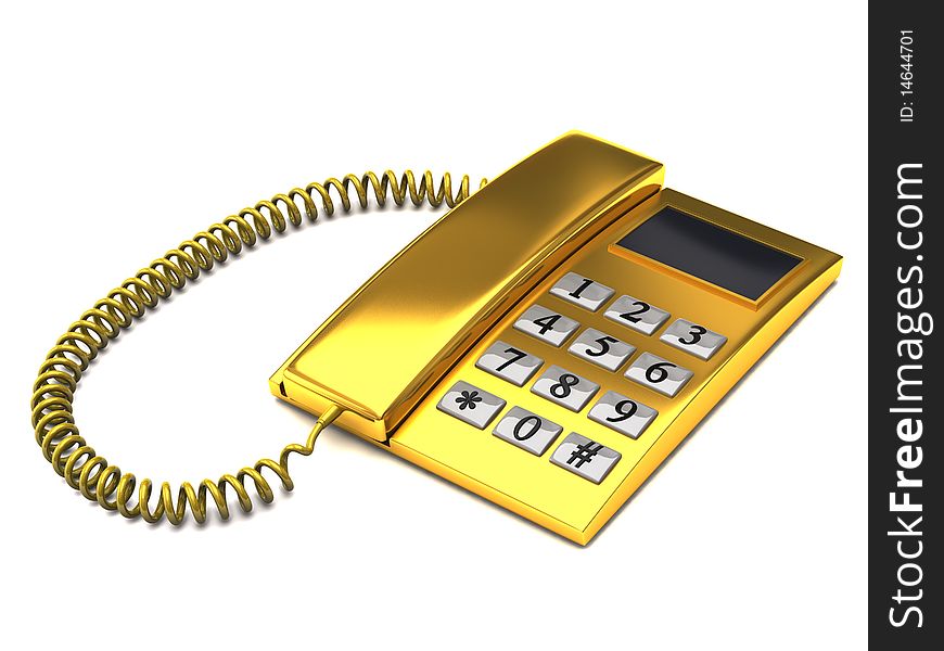 Golden phone