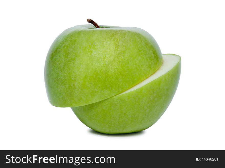 Big Green Slited Apple