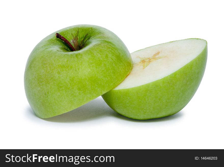 Fresh green health juicy apple. Fresh green health juicy apple