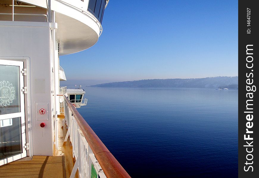 On a cruiseship in the harbor of Oslo, Norway. On a cruiseship in the harbor of Oslo, Norway