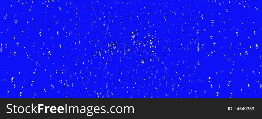 Design background to illustrate with water drops. Color illustration.