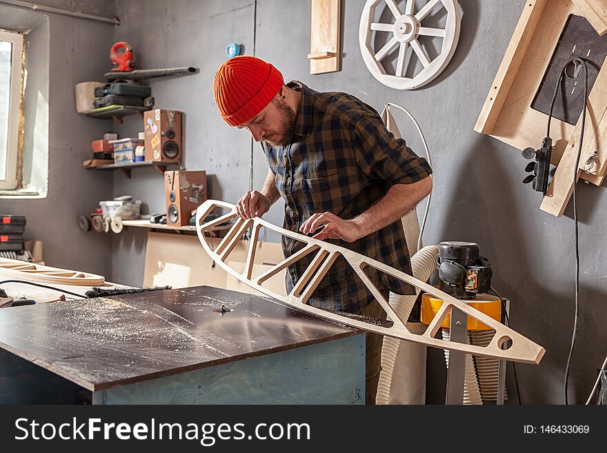 A Young Male Carpenter Builder