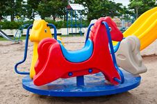 Colorful Of Playground Stock Photography