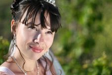 Bride In Vineyard Stock Image Bride In Vineyard Stock Image