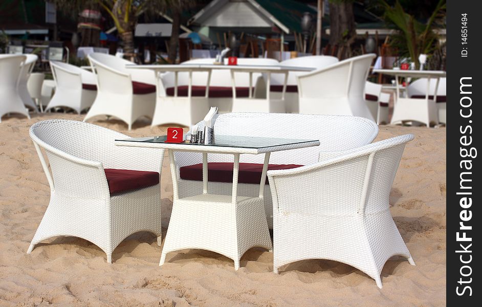 Restaurant On The Beach