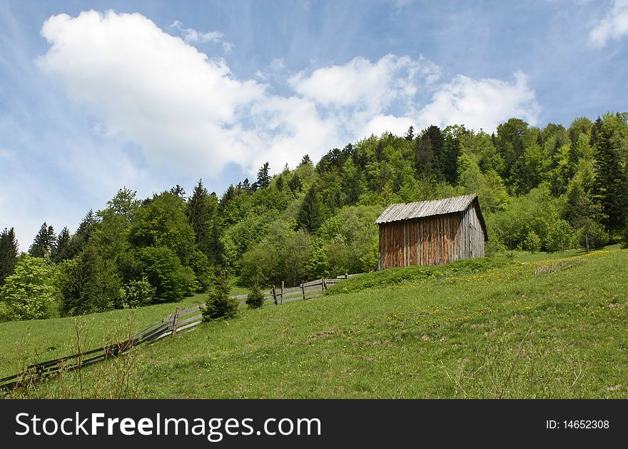 Rural view, rural scene, photo taken in Maramures Romania