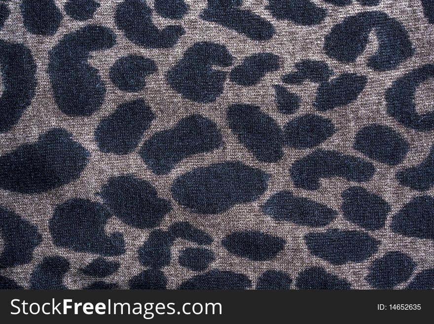 Brown Leopardskin Pattern Fabric