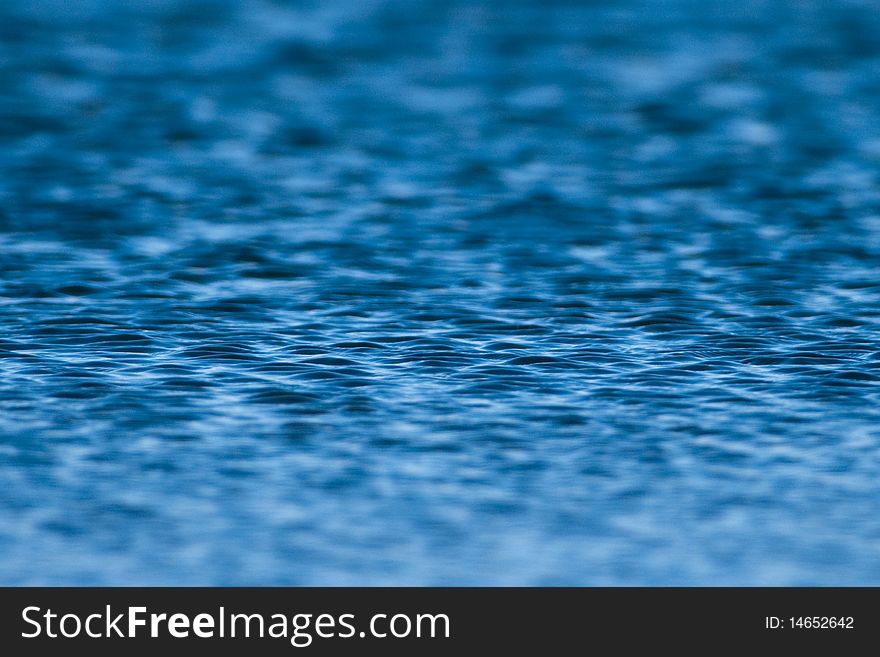 Blue Waterbackground, small waves texture