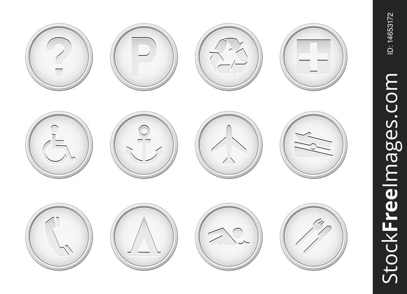 Set of  icons